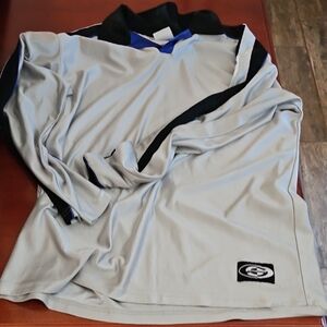 Vintahe steeet culture gray and Black Long Sleeve Shirt